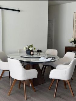 Swivel Dining Chairs - Set of 6