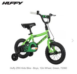Huffy ZRX Green Kids Bike 12 inches
