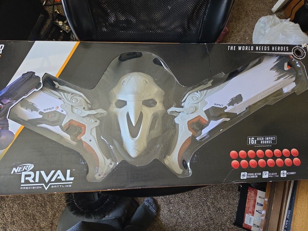 Overwatch Reaper Nerf Mask And Guns
