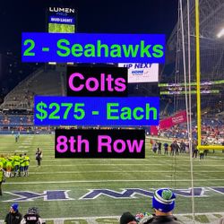 Seahawks Colts Tickets