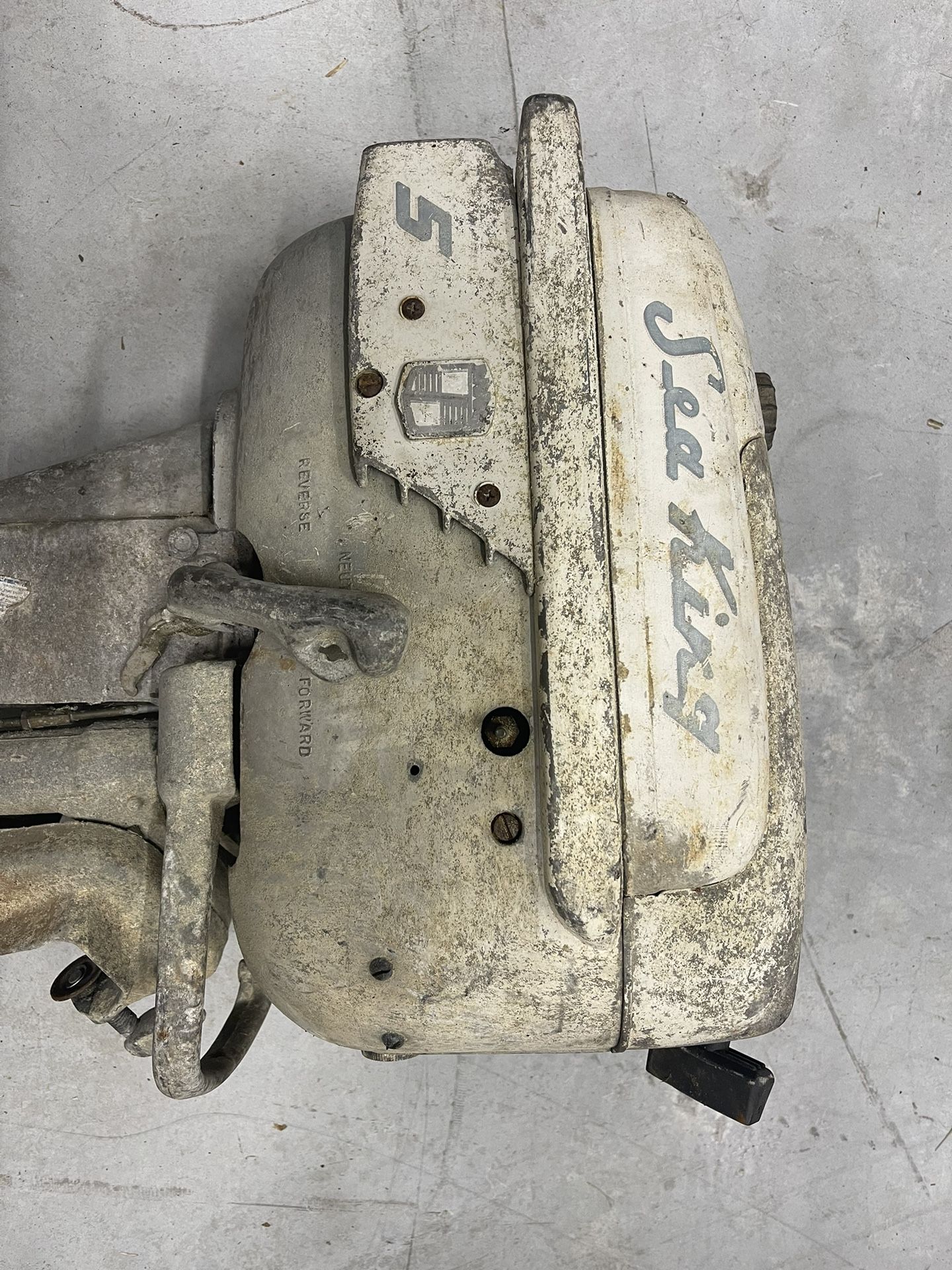Sea King (Montgomery Wards brand) outboard motor. 5 hp
