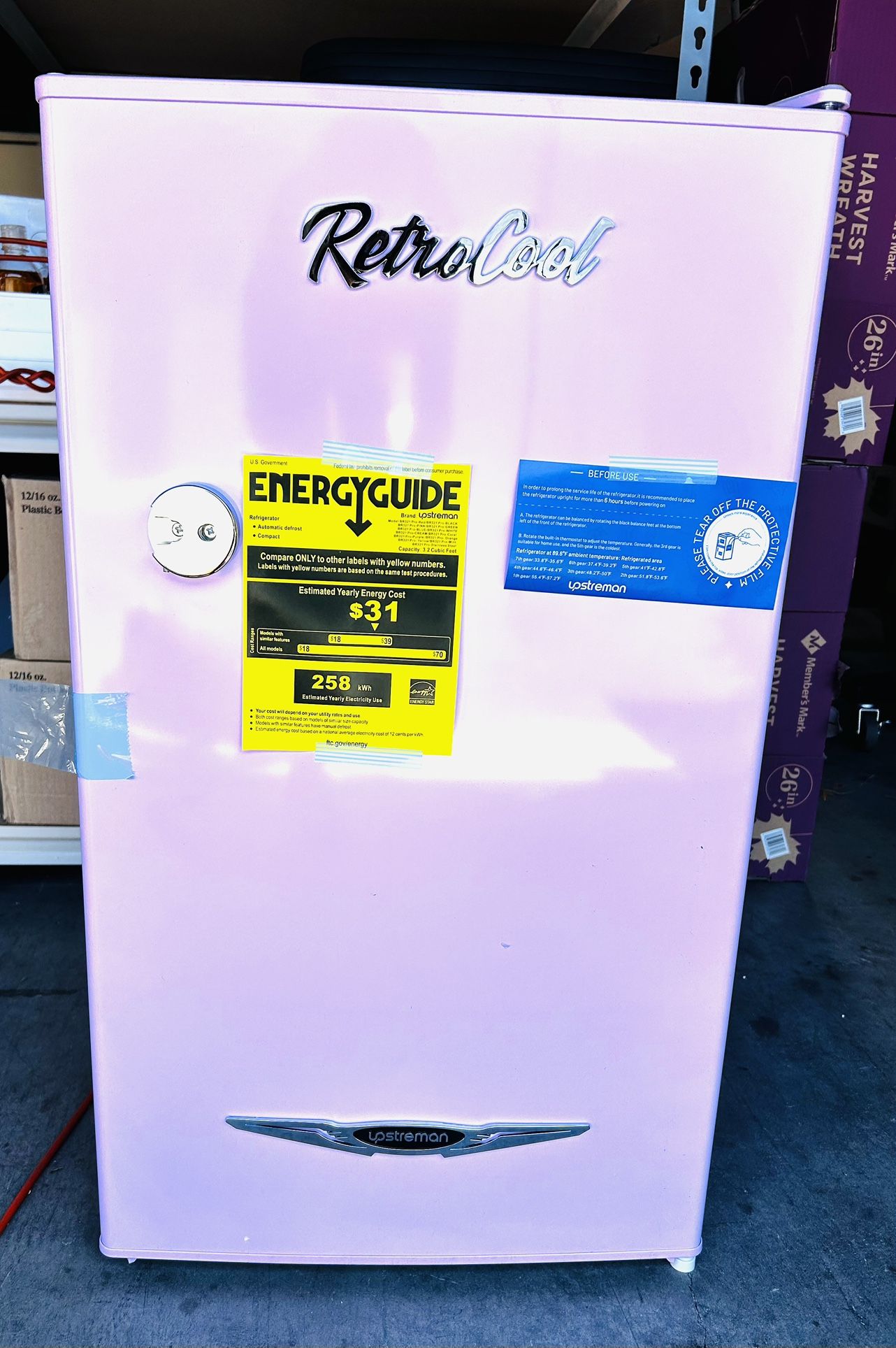 New Retro Refrigerator 