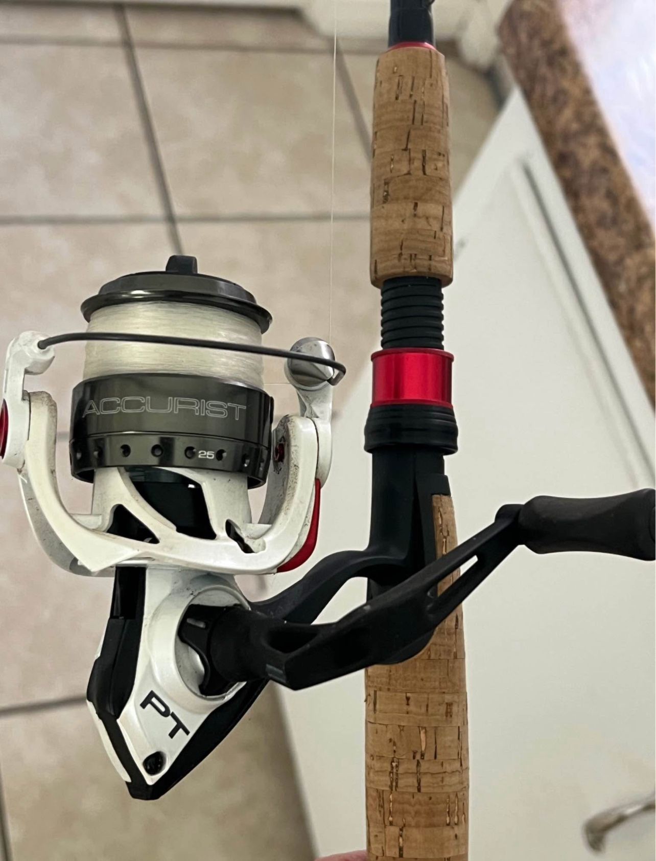 Quantum Fishing Reel And Rod, Like New, Ready To Go $60