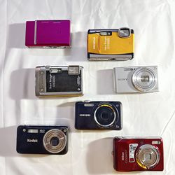 Vintage Assorted Digi Cams Digital Cameras