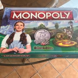 Wizard Of Oz 75th Anniversary Monopoly 