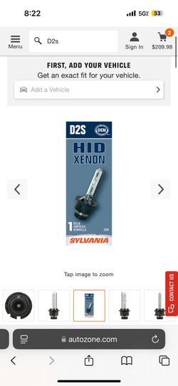 Sylvania D2S Light Bulbs