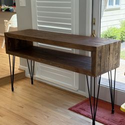 Rustic Modern Console Table