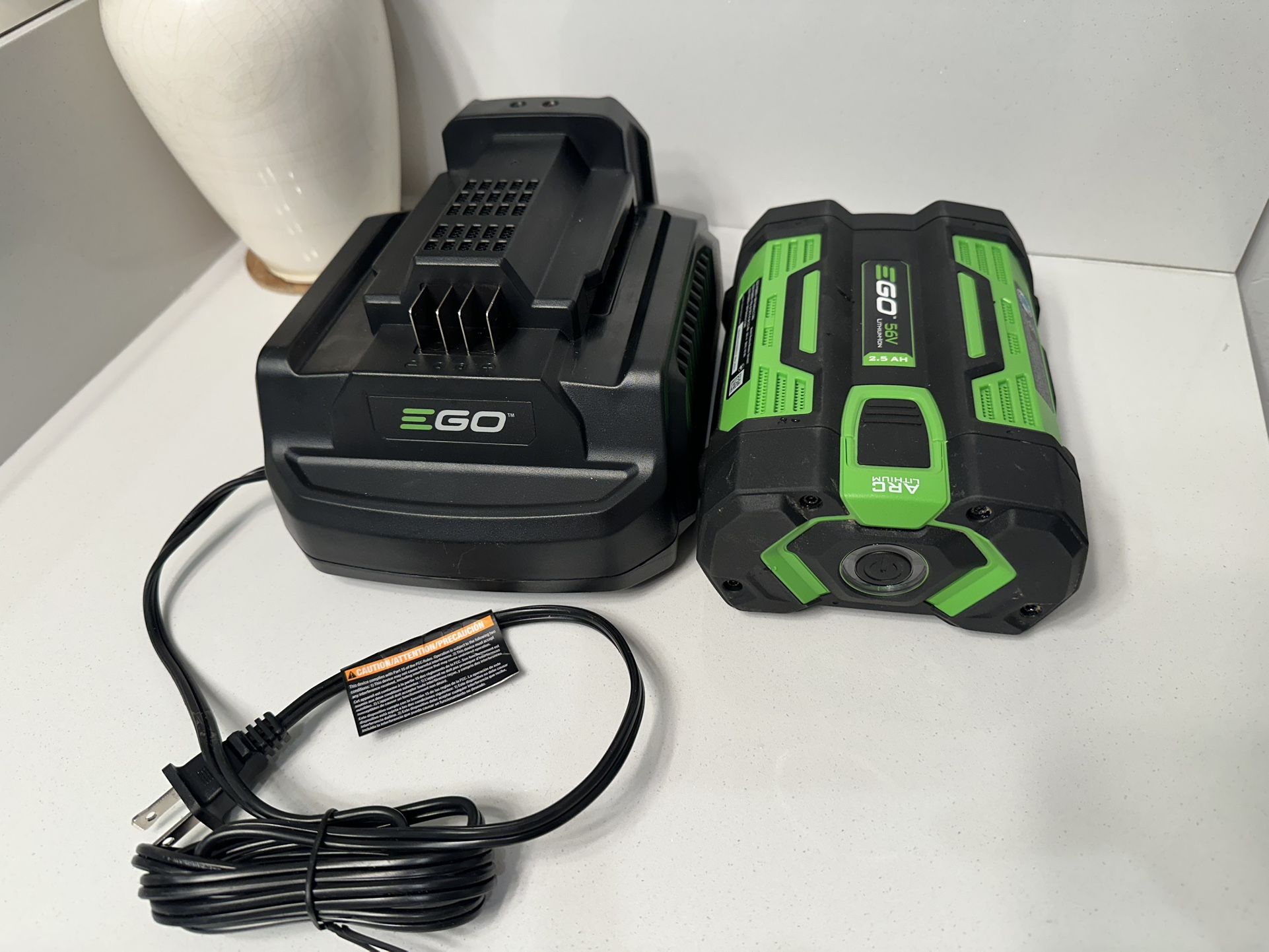 Ego 2.5ah Battery And Charger