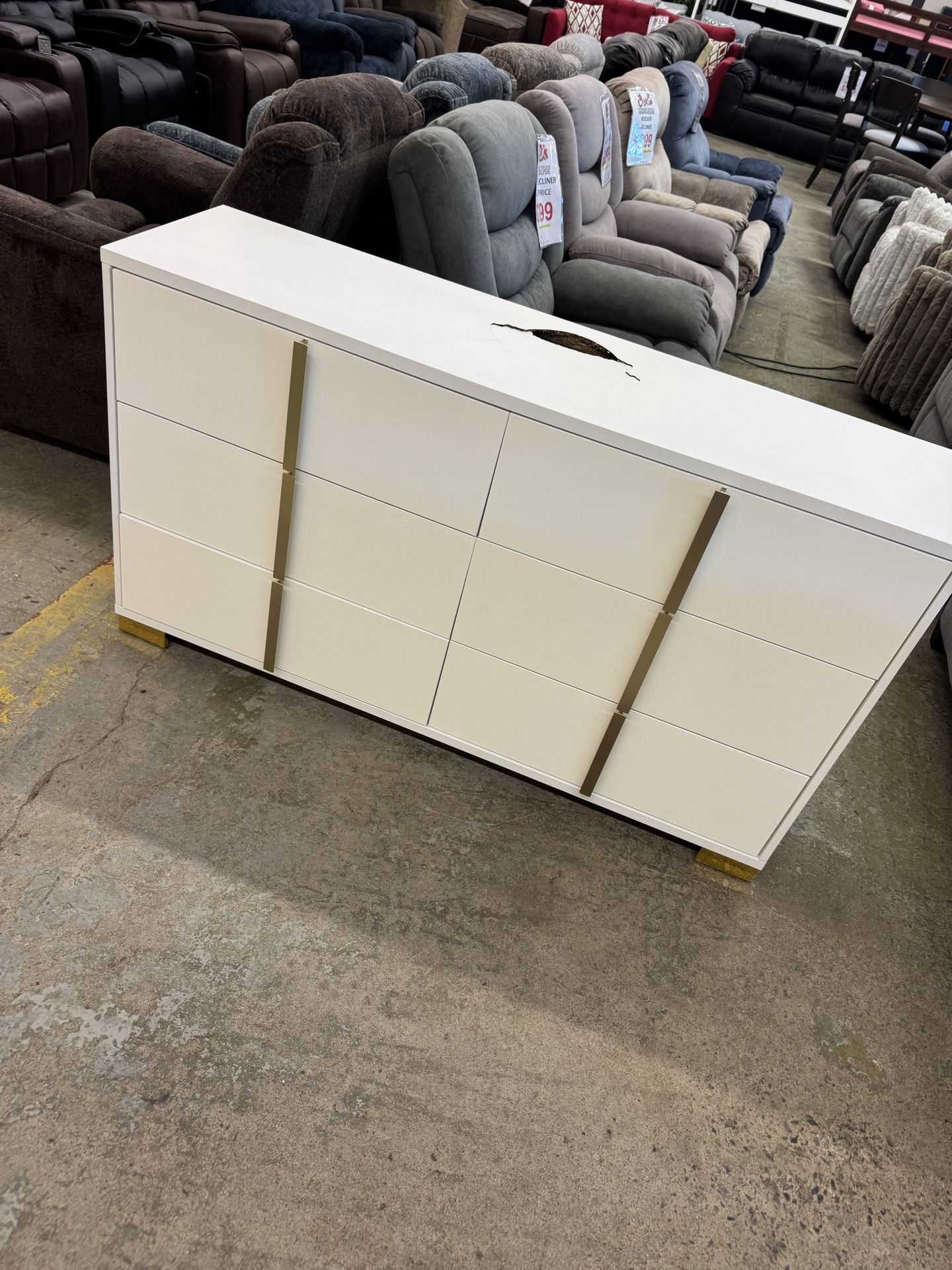 6 Drawer Stylish Dresser. ONLY $49!!