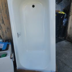 Bathtub steel 60x30in right hand