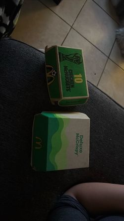 Messi McDonald’s boxes