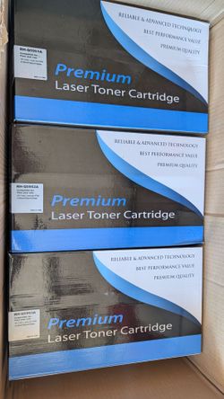 3) new ink toner for HP LaserJet 4700 magenta yellow & cyan cartridges laser jet cartridge set