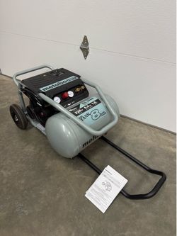 Metabo HPT 8-Gallon Portable Electric 225 PSI Horizontal Air Compressor $479 plus tax at Lowe's   The TANK™ 8-Gal Trolley Air Compressor (EC1315S) has
