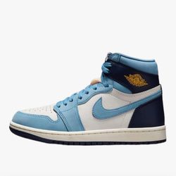 Air Jordan 1 Retro High OG White, University Blue/Sail/Midnight Navy/University Gold