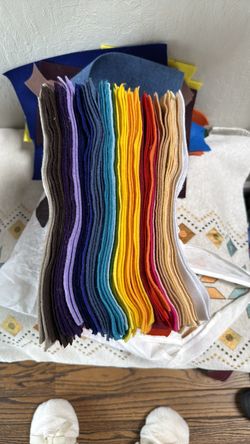 65 Pieces of Felt + Remnants