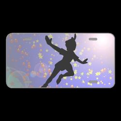 License Plate Novelty Car Front Peter Pan Fairy Tales Peter Peter
