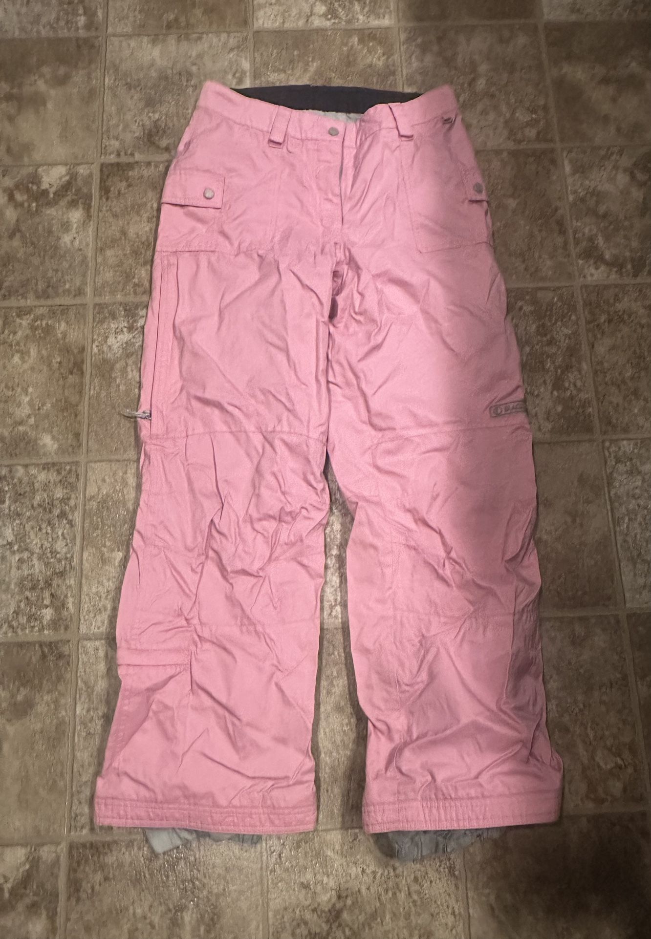 Women’s Pink Size Medium BLACK DOT ⚫️ Brand Waterproof Snow Pants