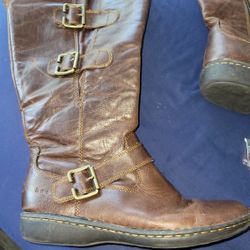 Brown Wide Calf Boots