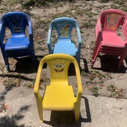 Children’s Plastic Chairs (11 Of Them)