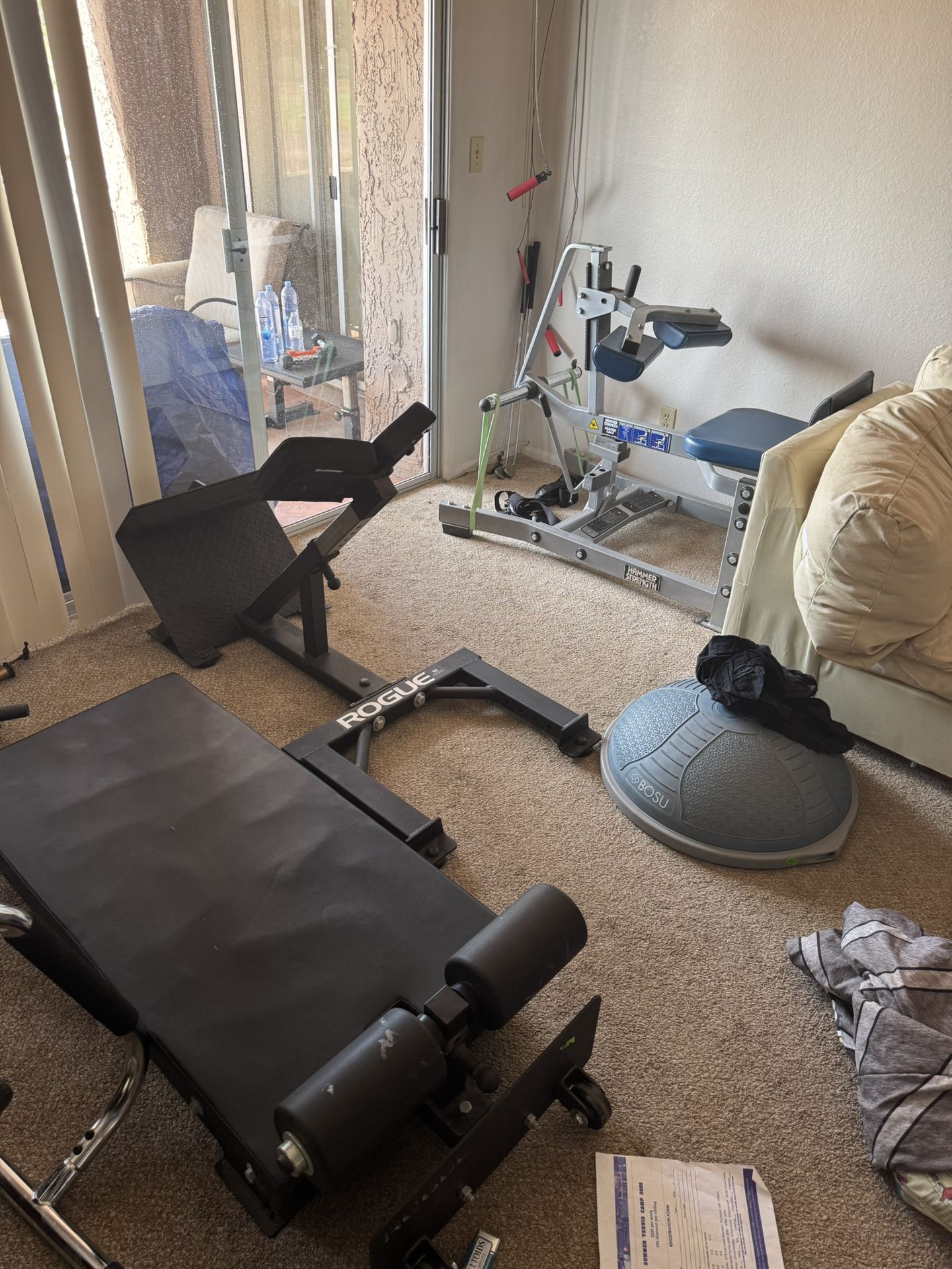 Rogue Workout Equipment- Hammer Strength Seated Calf Raise- Trueform Runner
