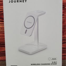 Journey MagSafe Magnetic 3-in-1 Wireless Charging Stand Station USB-C 