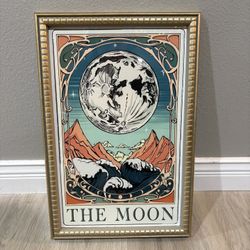 Framed Moon Print
