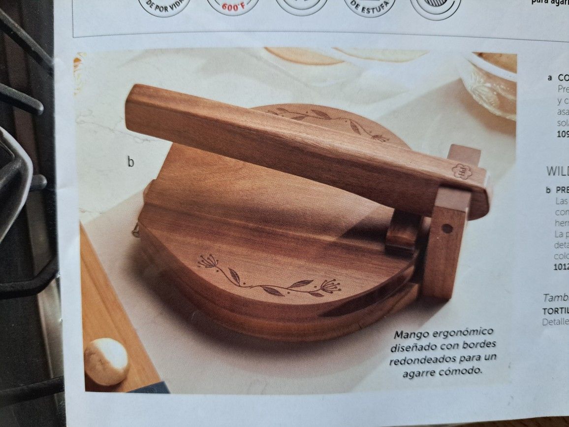 PRENSA DE MADERA PARA TORTILLAS PRINCESS HOUSE ๐ป๐พ