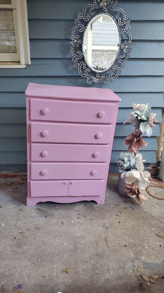 Pink Dresser