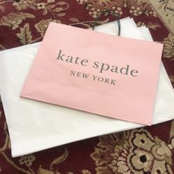 16x13.5x6 inched Kate spade shopping bag and  tissue