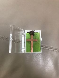 Handmade walnut wood cross