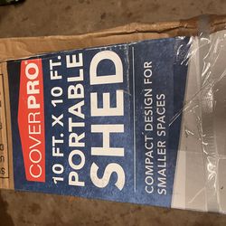 Portable Shed - Canopy Tent 10’x10’