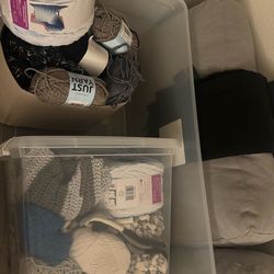 box full of Yarn