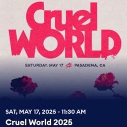 Cruel World Artist Guest Pass