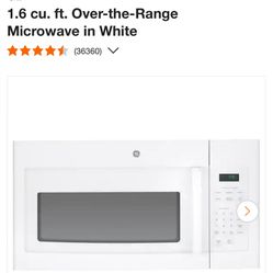 Over The Range Microwave 