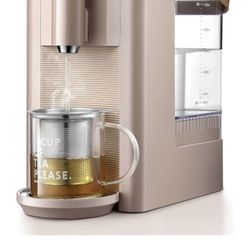 BUYDEEM S7133 Hot Water Boiler and Warmer, Fresh, Instant, Adjustable Temperatures, Great for Infant Formula, 2.6L, Pink