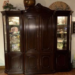 Heavy Solid Wood Wall Unit