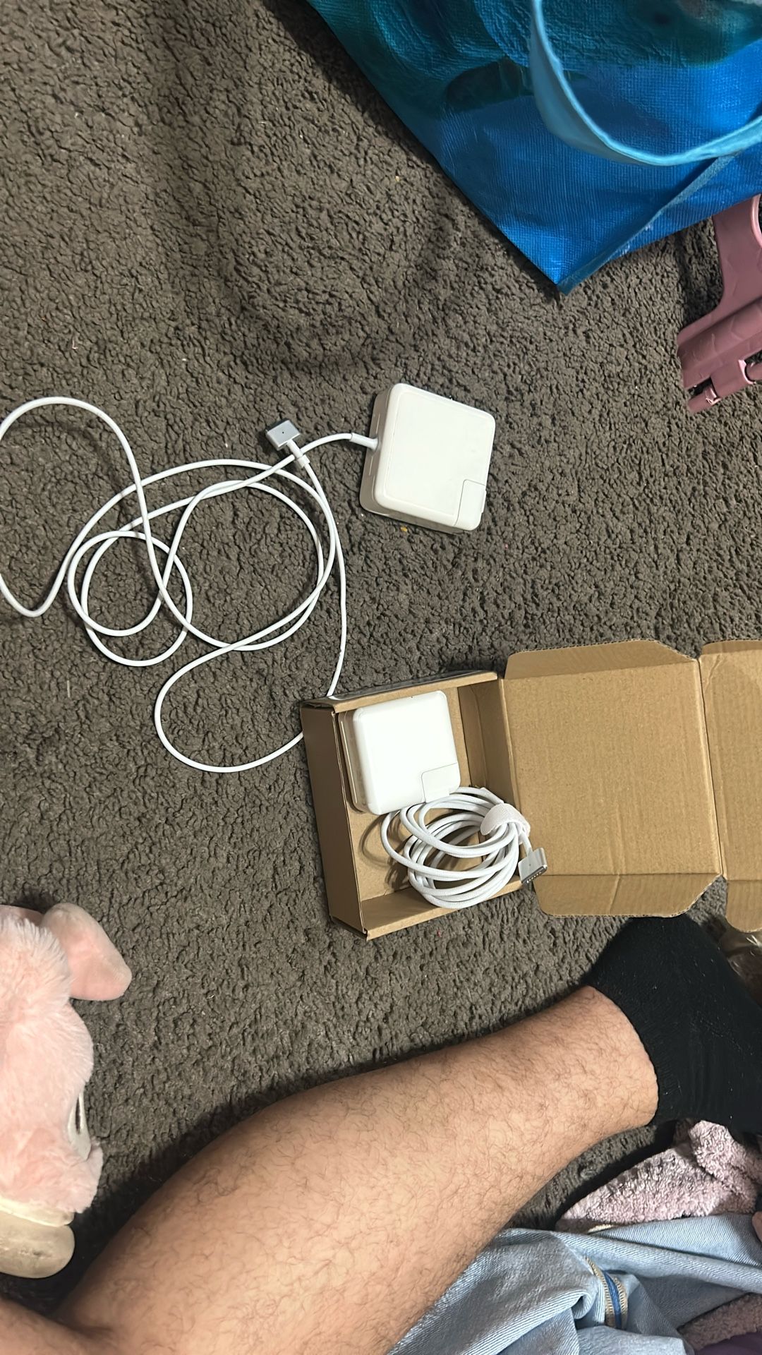 2 Old MacBook Chargers 