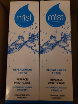 2 Filters For Refrigerator Samsung Compatible