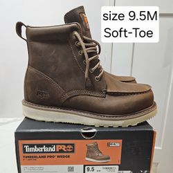 Timberlands Pro Soft Toe Work Boots Size 9.5 M