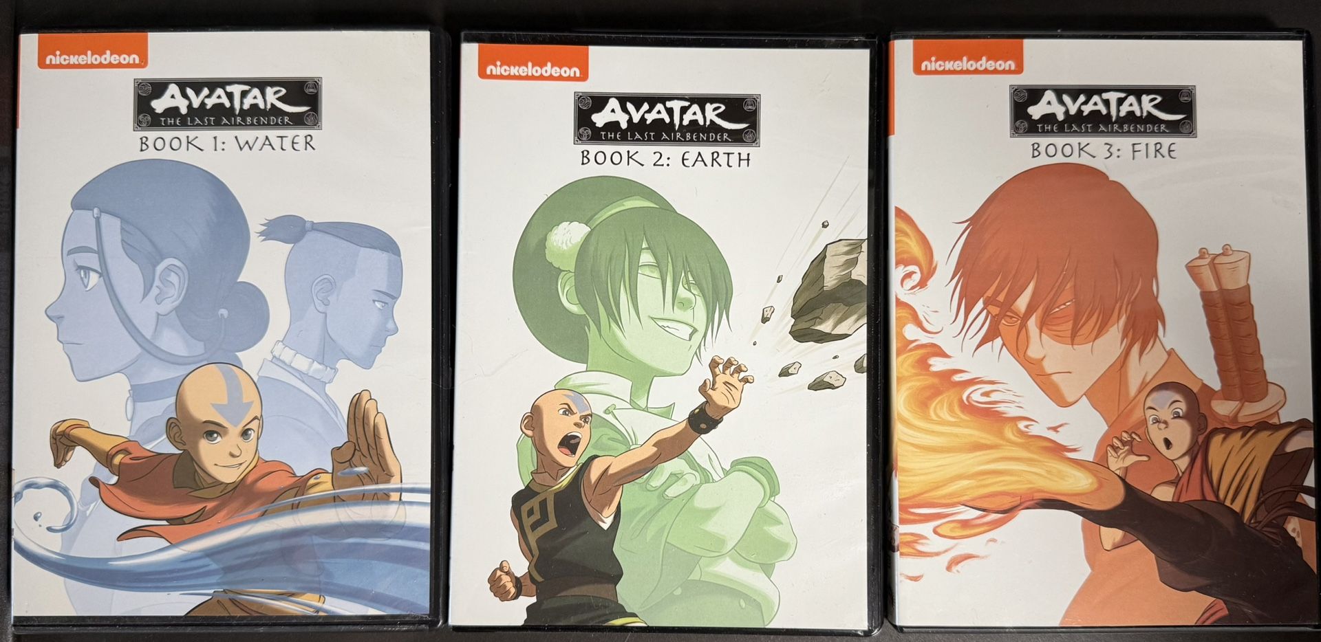 Avatar Last Airbender Dvd Set Books 1-3