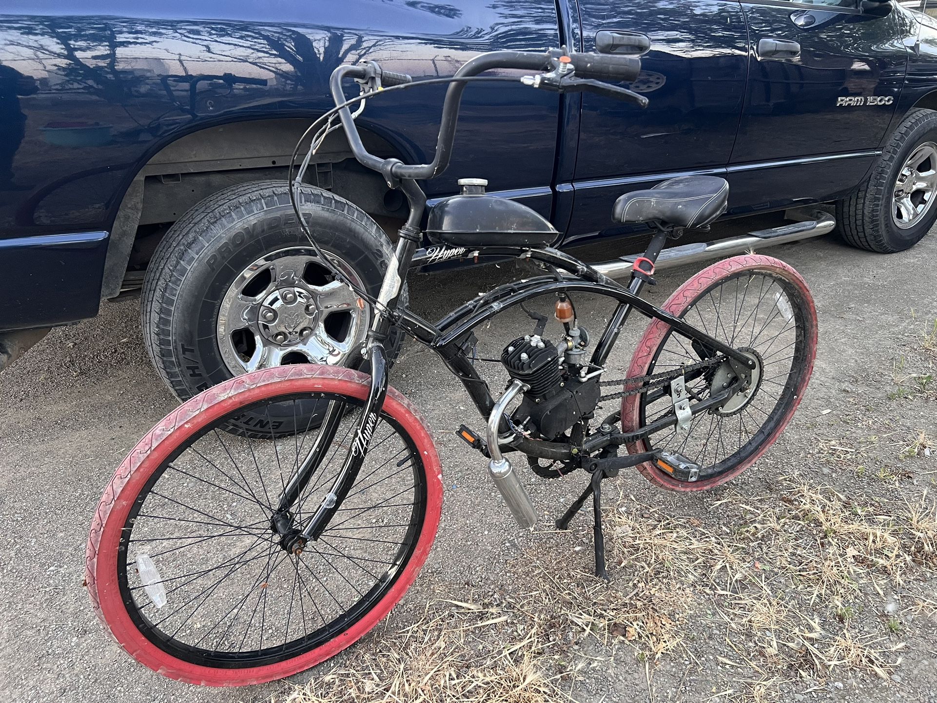 2 Stroke Motorized Bicycle Cruiser