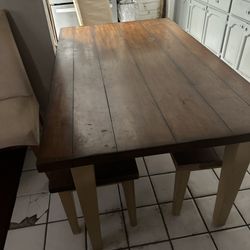 Wooden Table / 2benchs2chairs