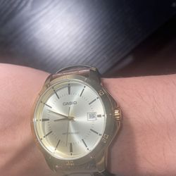 Gold Casio Watch