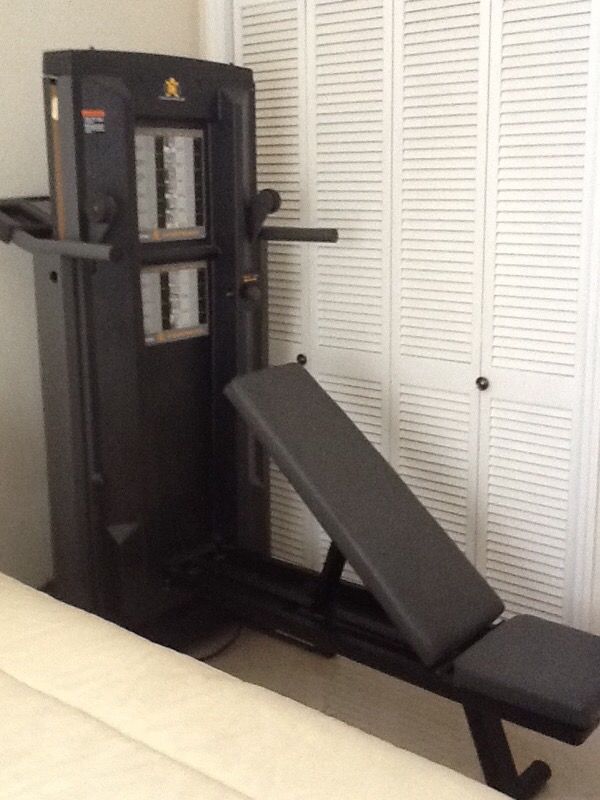 Pro-Form Cross Trainer Treadmill Weight Bench
