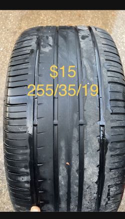 (1) - 255 35 19 PIRELLI PZERO ROSSO DOT2717 TIRE
