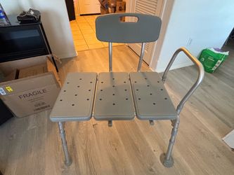 Drive Medical heavy duty bariatric plastic seat transfer bench adjustable hight