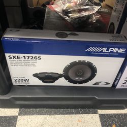 Alpine 6.5 Inch Speakers On Sale For 39.99