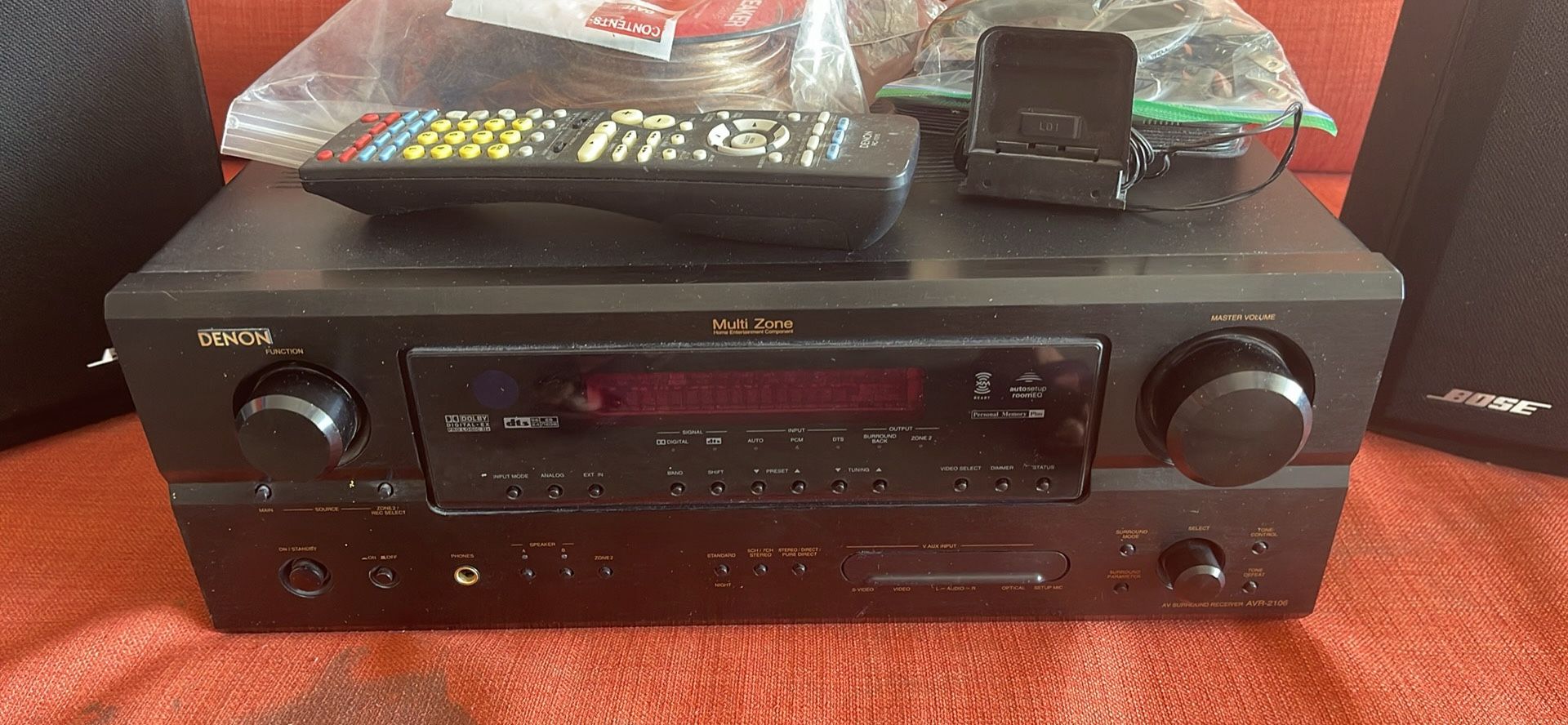Denon 7.1 Channel Home Theater Receivers & 2 speaker BOSE