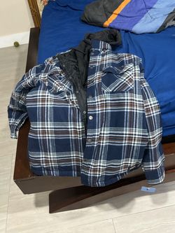 Large Eddie Bauer flannel jacket