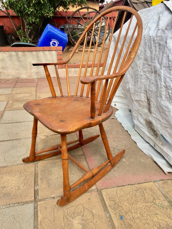 Windsor windsor Rocking rocking Chair chair Vintage Antique Small ... Windsor windsor Rocking rocking Chair chair Vintage Antique Small ...